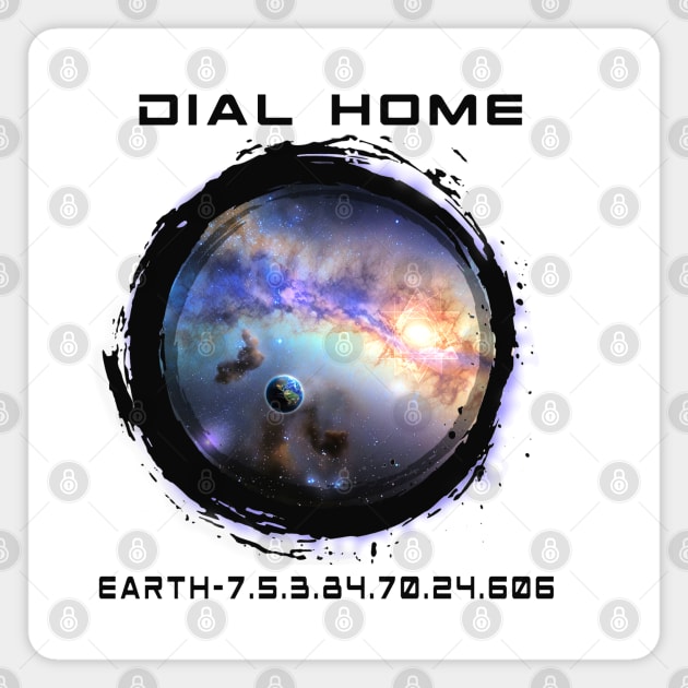 DIAL HOME-EARTH Magnet by Tripnotic